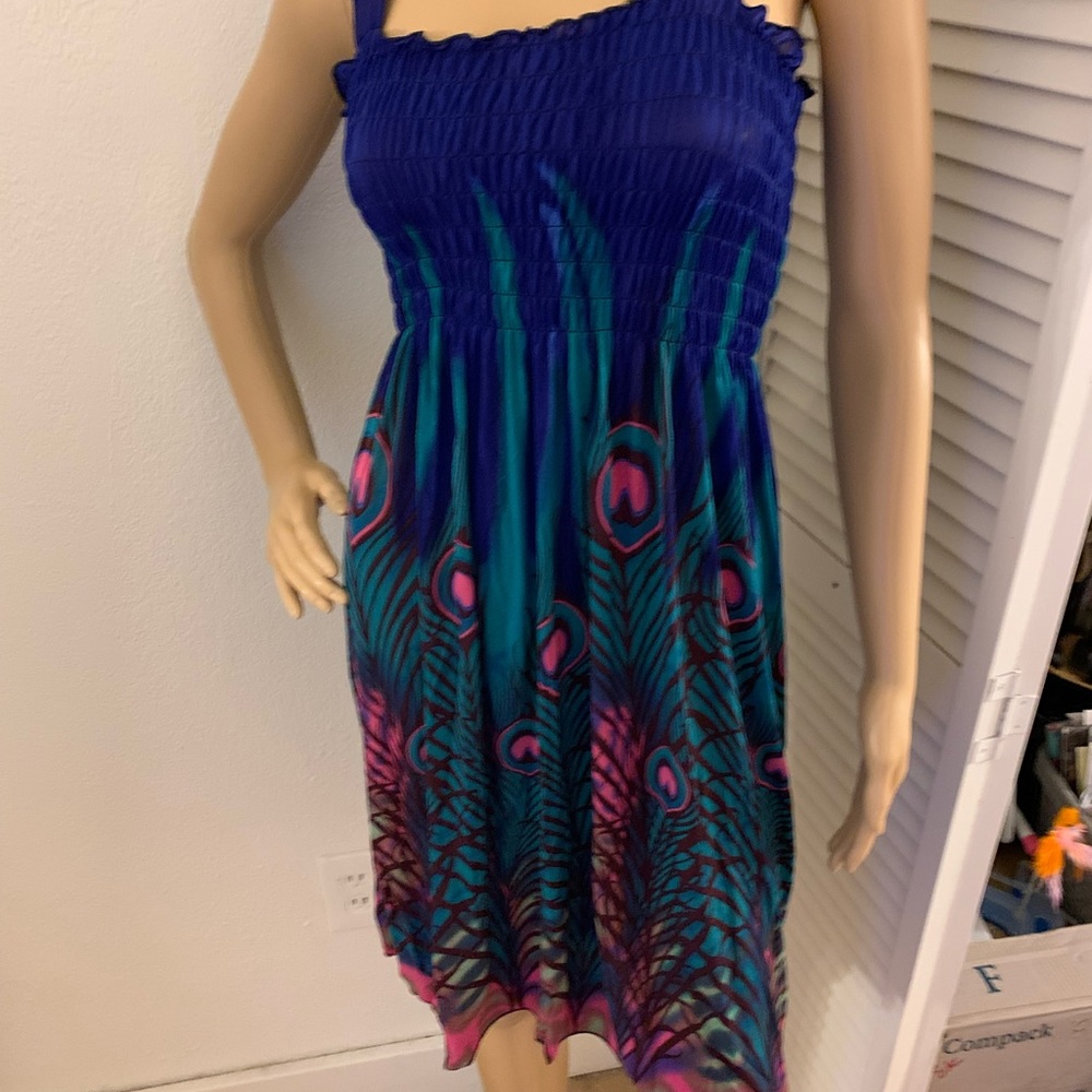 Blue sun dress size small/medium.